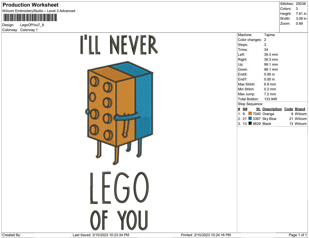 Lego of you
