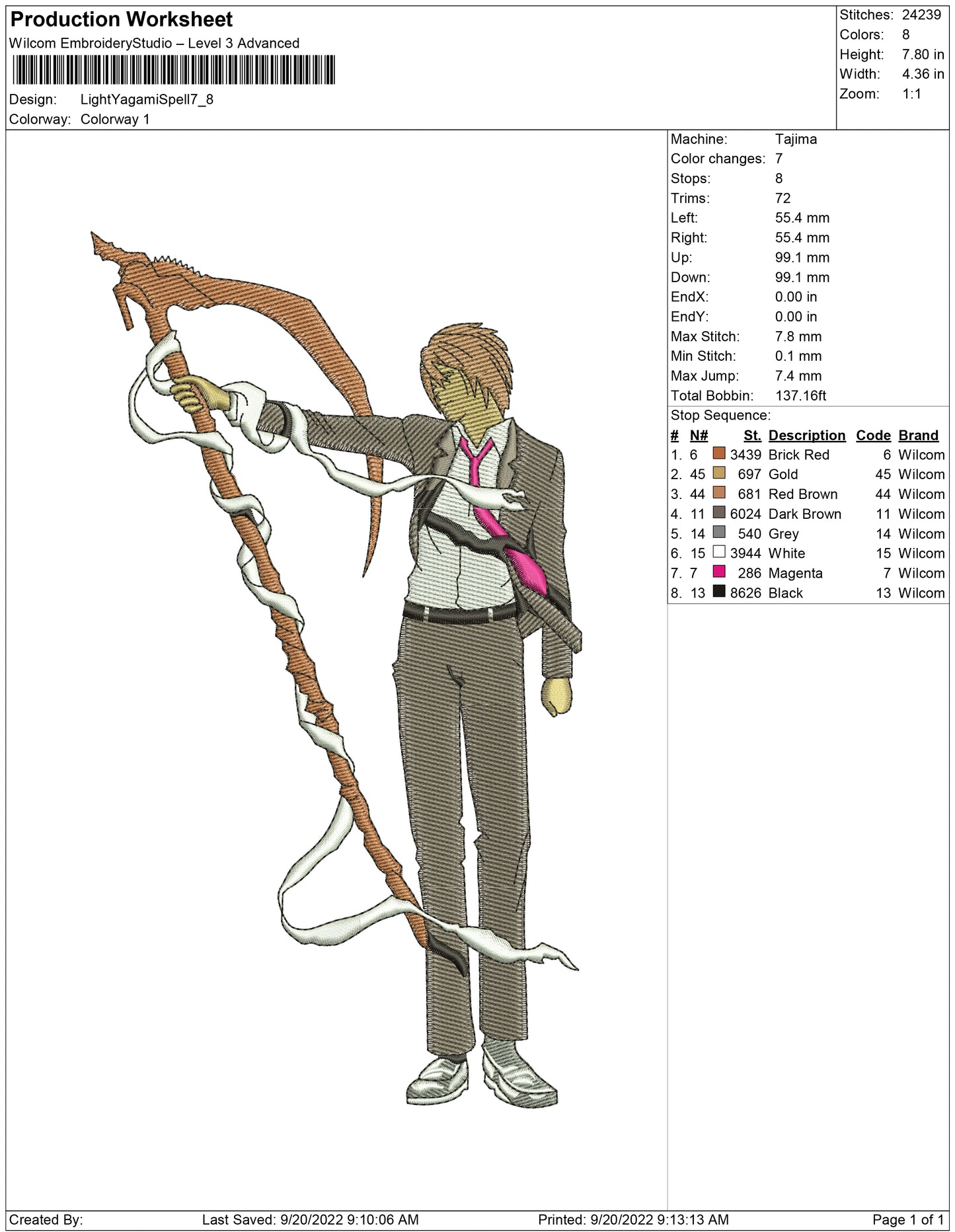 Light Yagami Spell