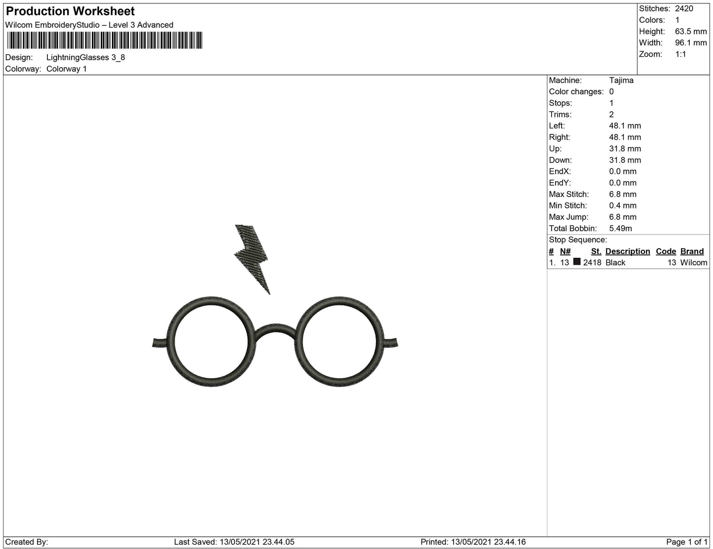 lightning eyeglasses
