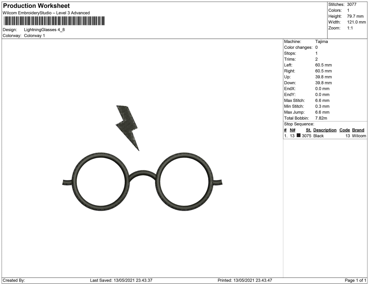 lightning eyeglasses