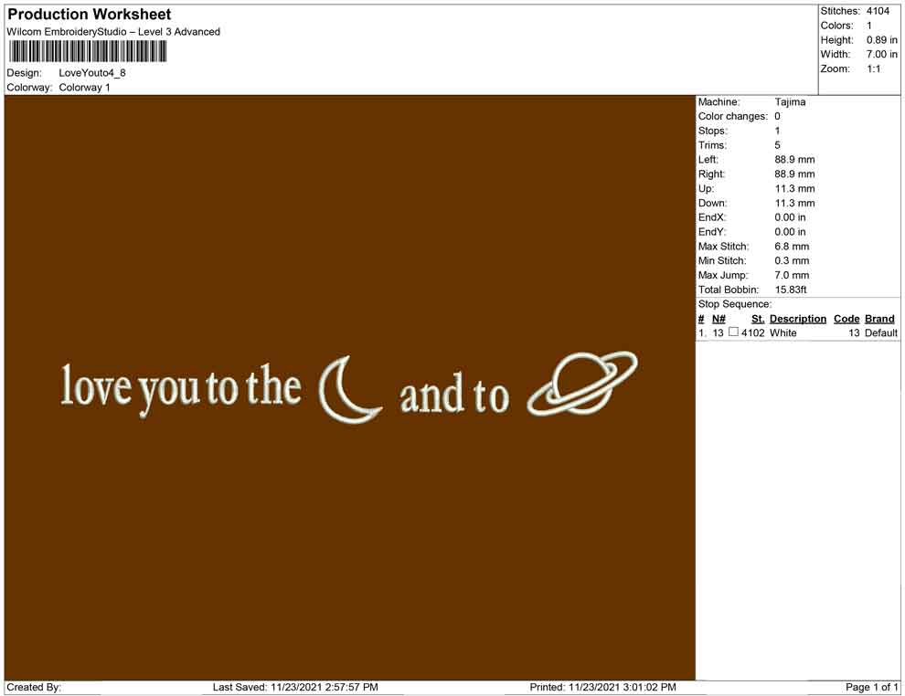 Love you to the moon