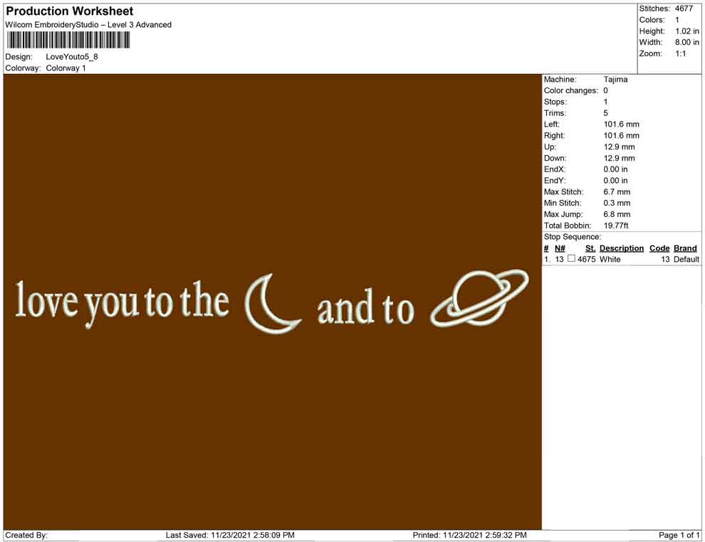 Love you to the moon