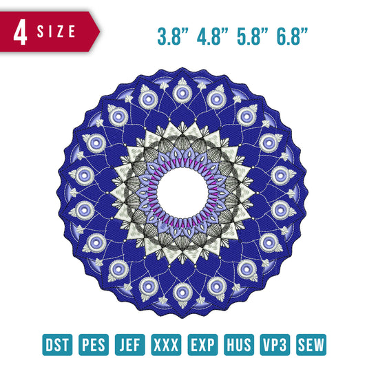 Mandala  blue