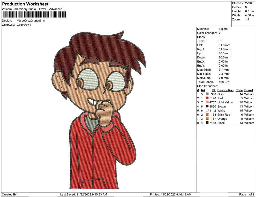 Marco Diaz Glance
