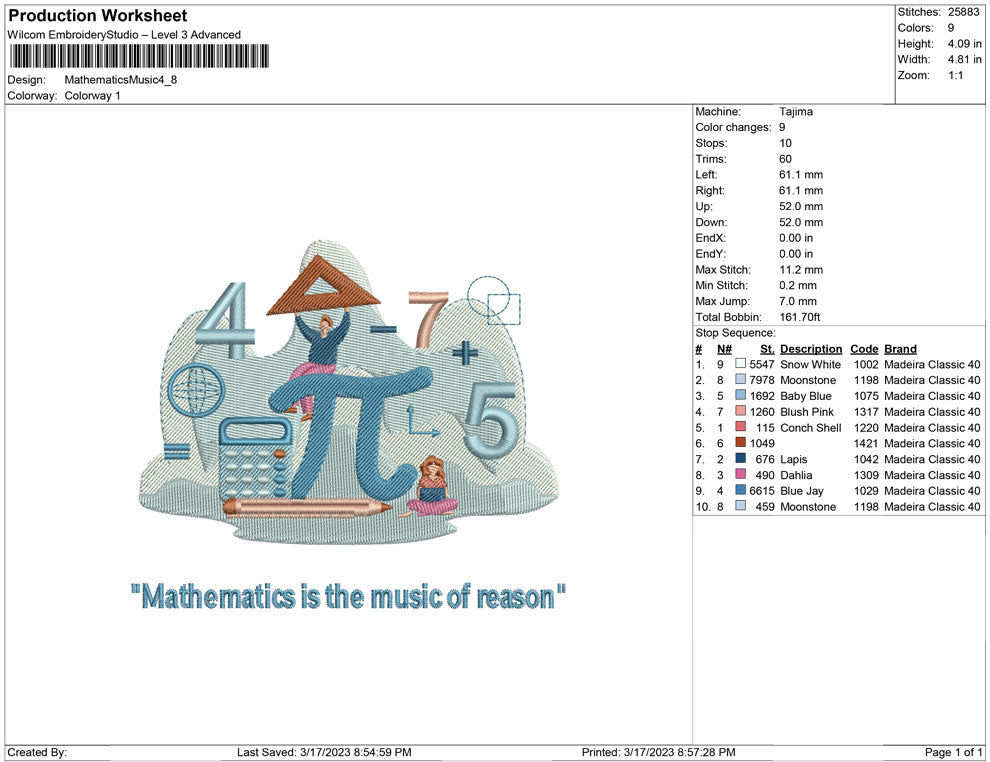 Mathematics is music