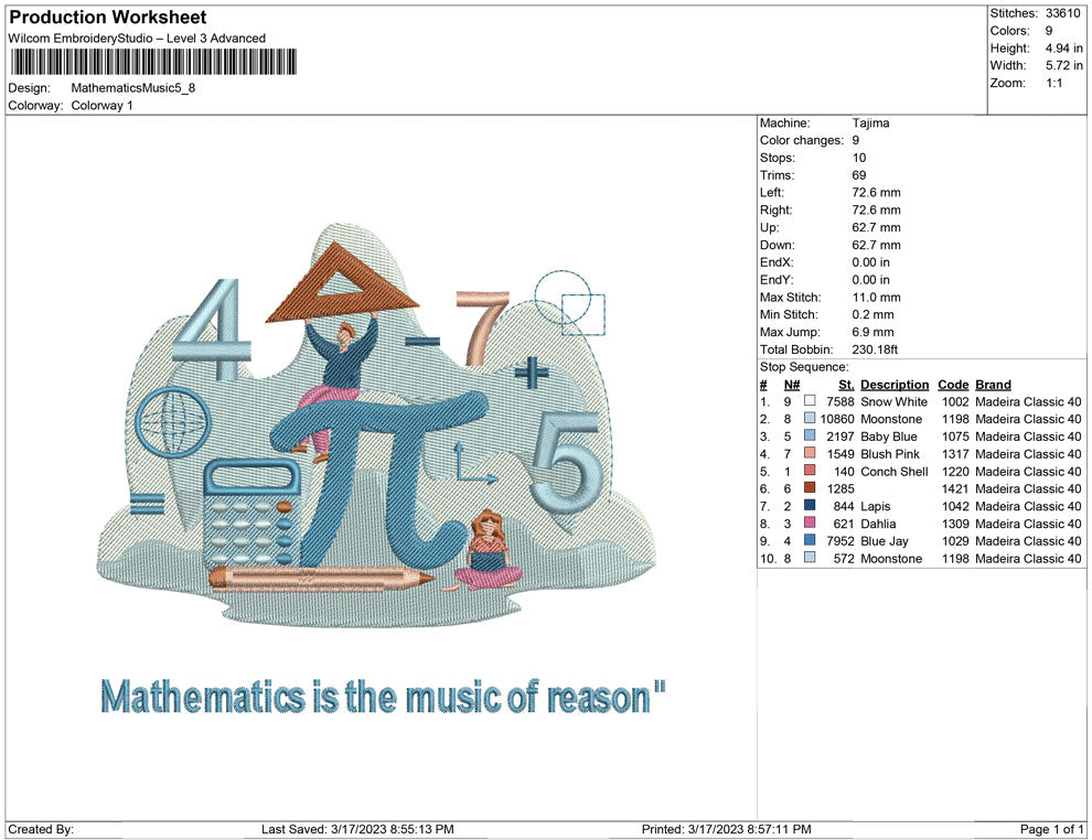 Mathematics is music