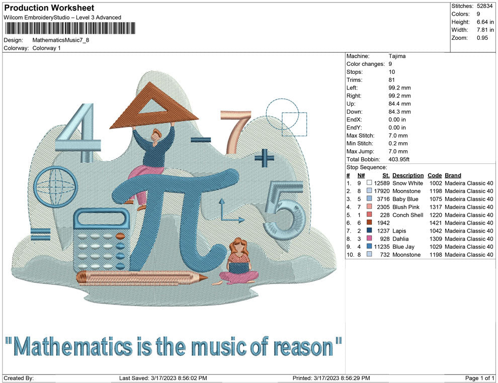 Mathematics is music