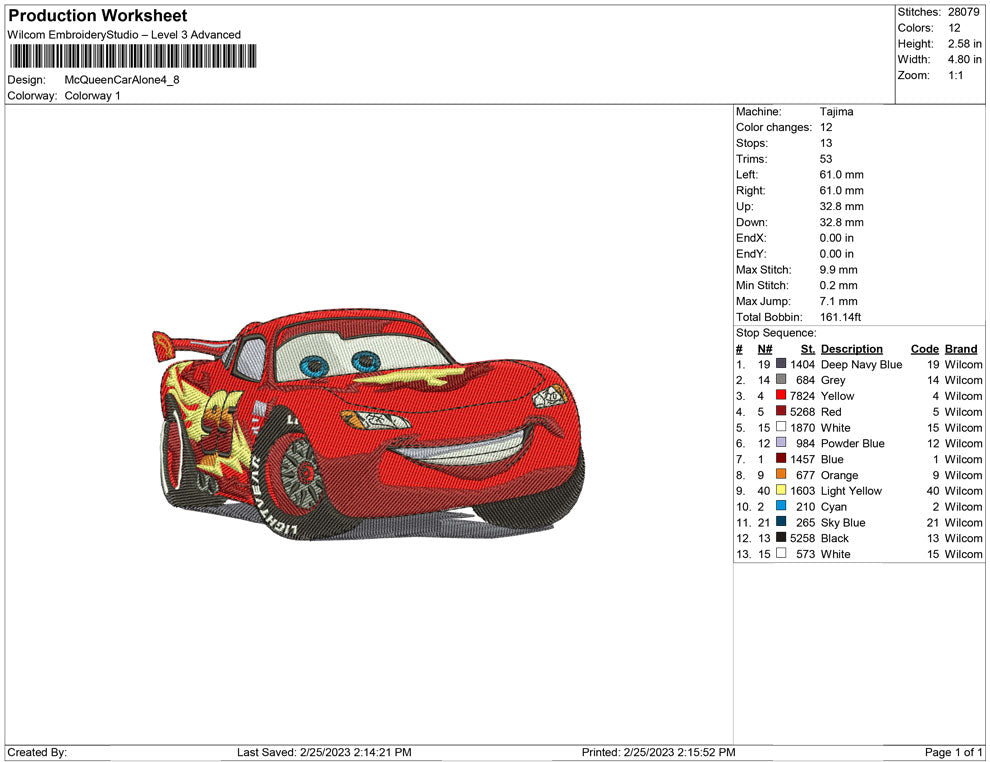 Mcqueen car Alone