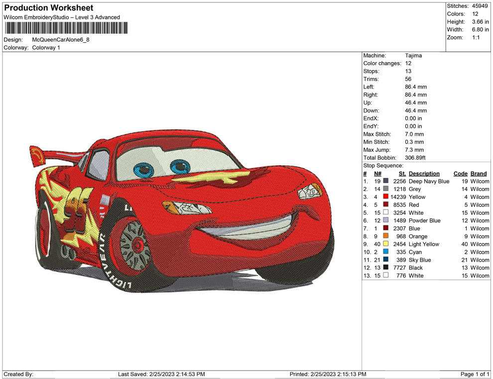 Mcqueen car Alone