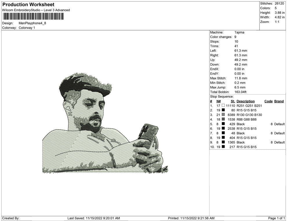 Men Play Phone