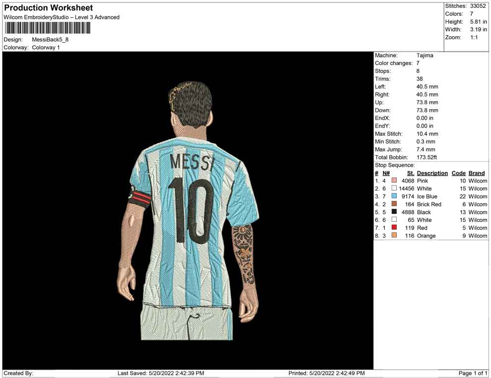 Messi Back