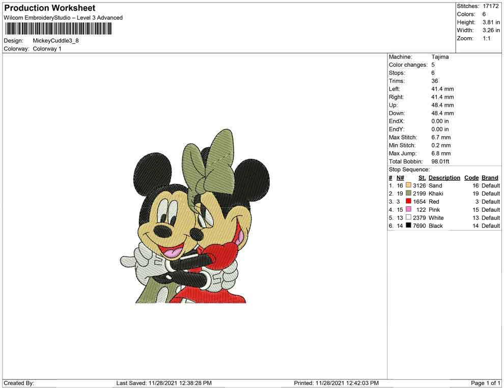 Mickey Mouse Cuddle