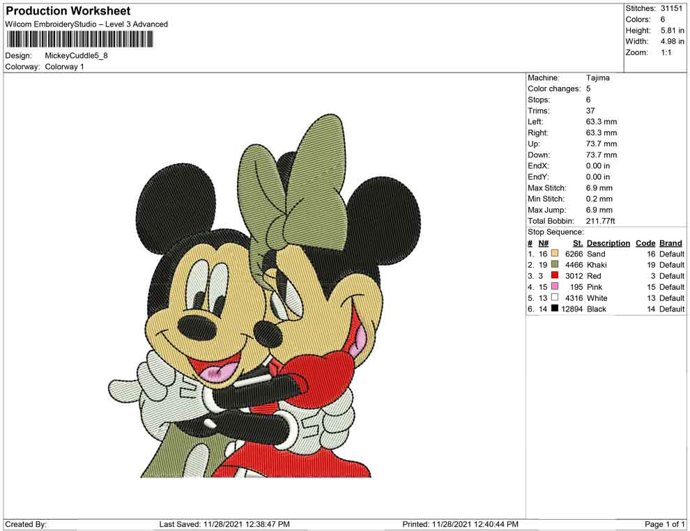 Mickey Mouse Cuddle