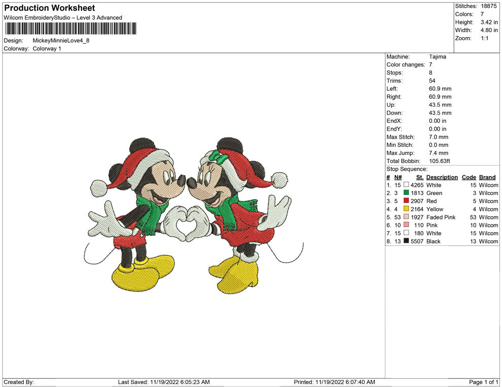 mickey and minnie love