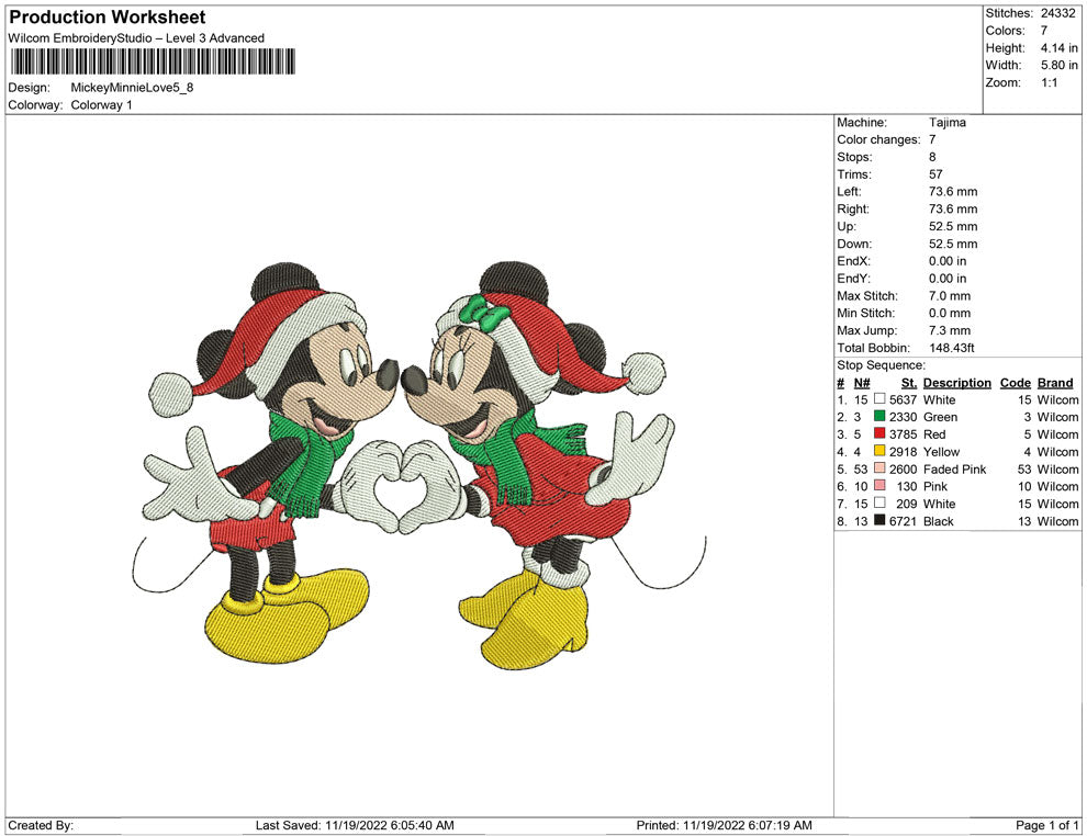 mickey and minnie love