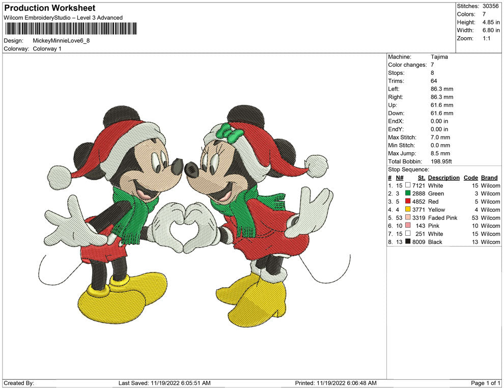 mickey and minnie love