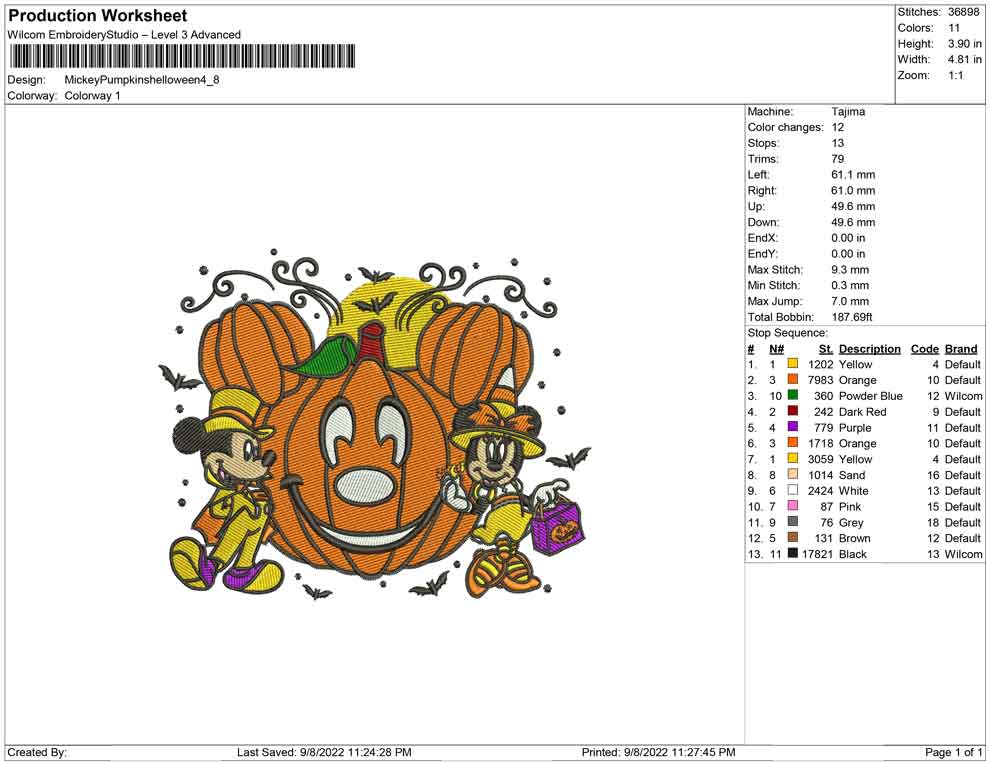 Mickey Pumpkins helloween