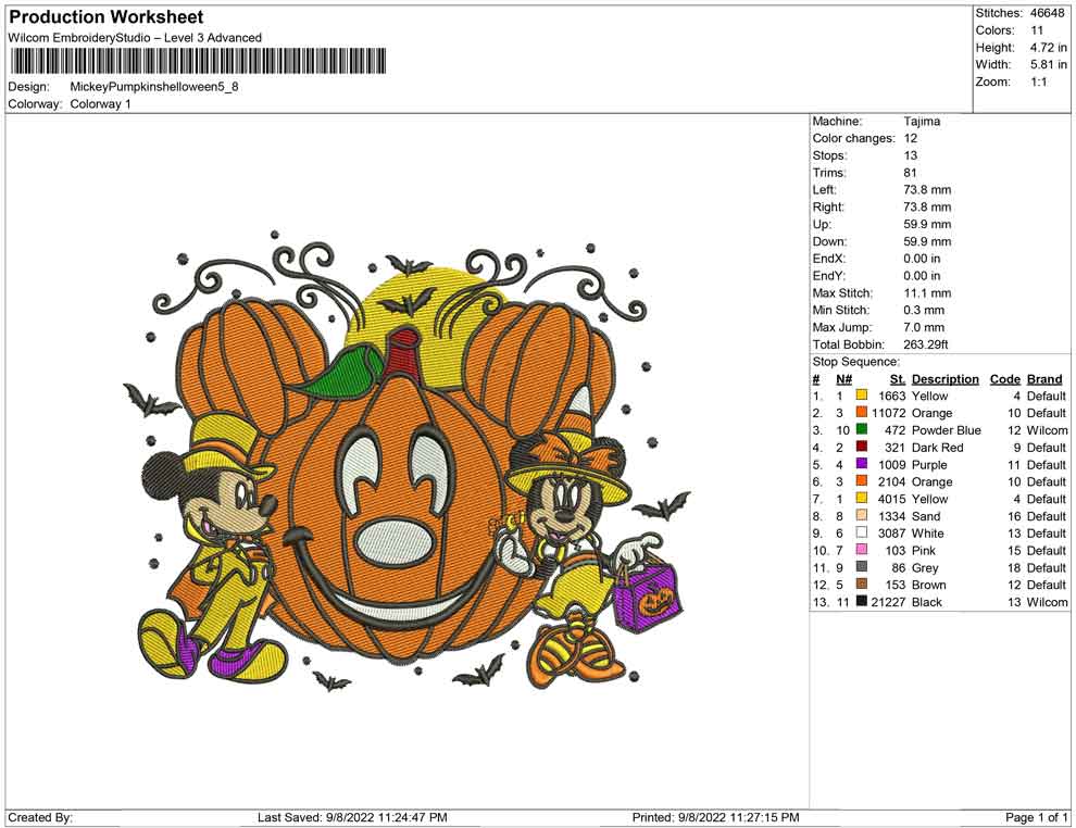 Mickey Pumpkins helloween