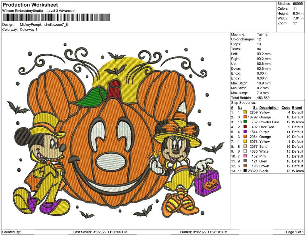 Mickey Pumpkins helloween