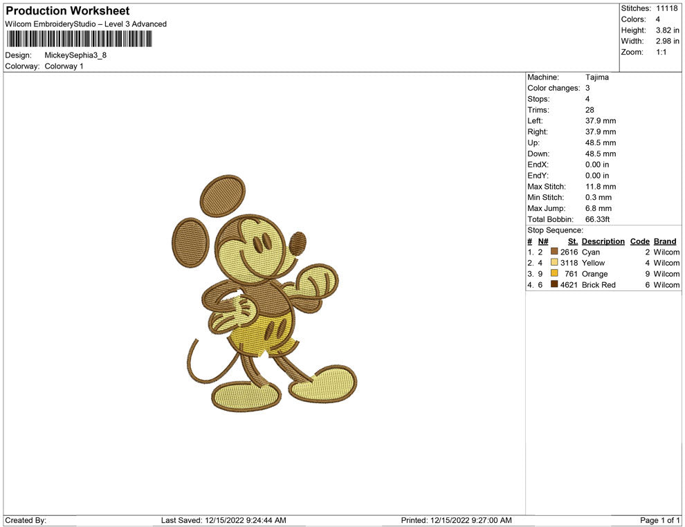 Mickey Sephia