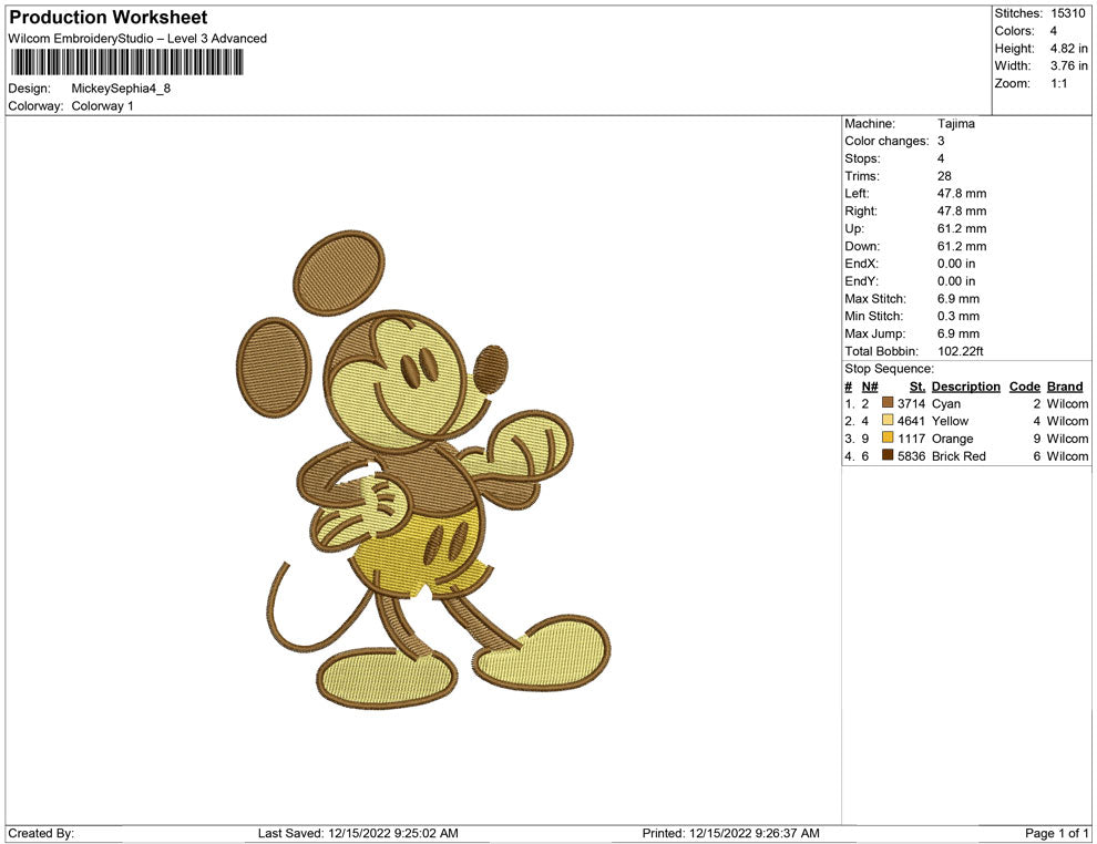 Mickey Sephia