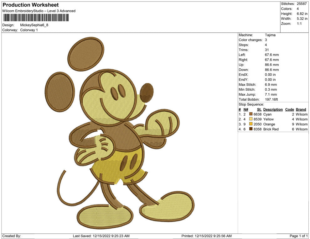 Mickey Sephia