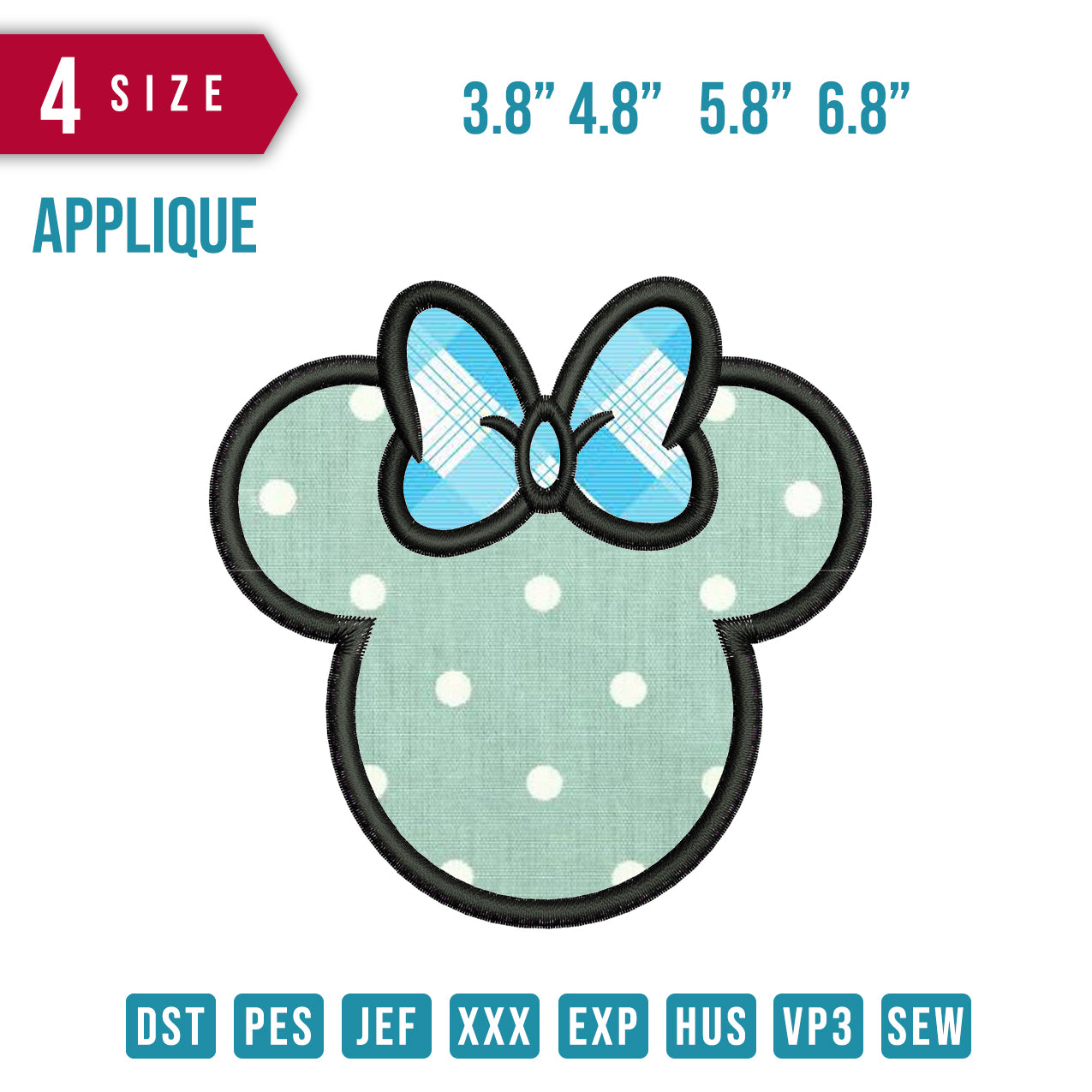 Minni Mouse Applique