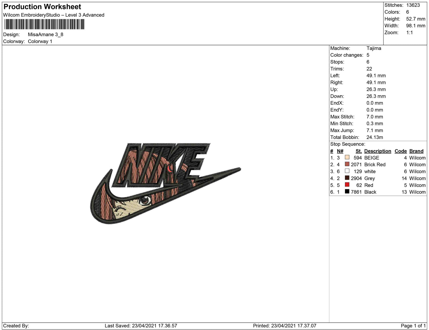 Nike Misa Amane