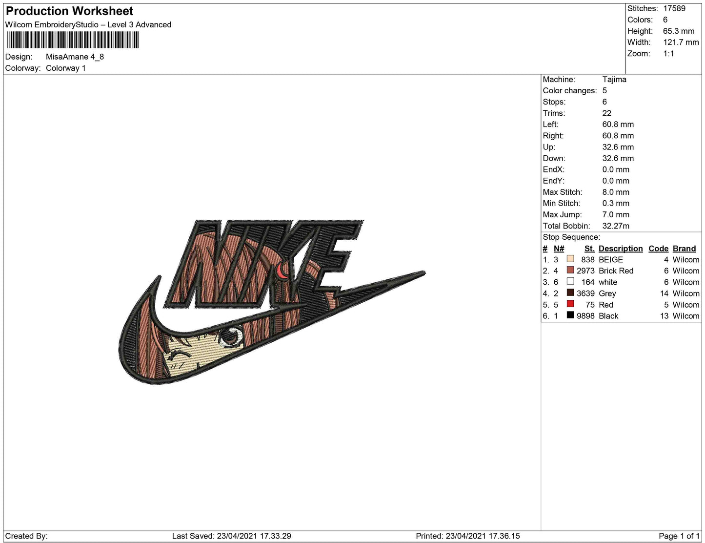 Nike Misa Amane