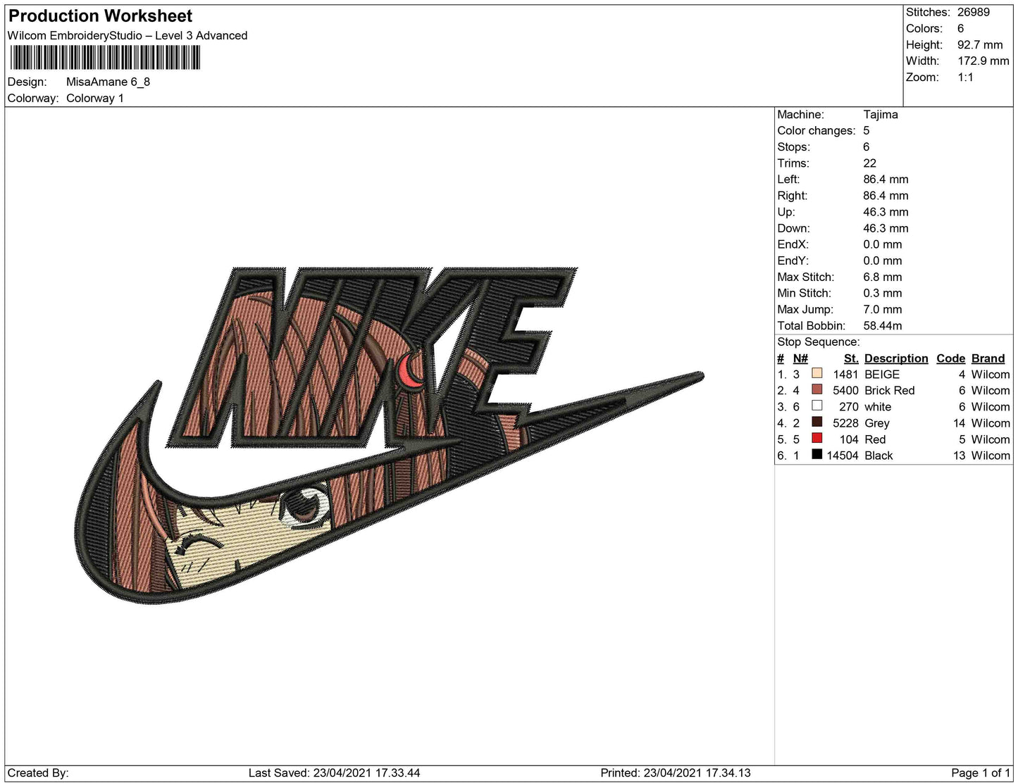 Nike Misa Amane