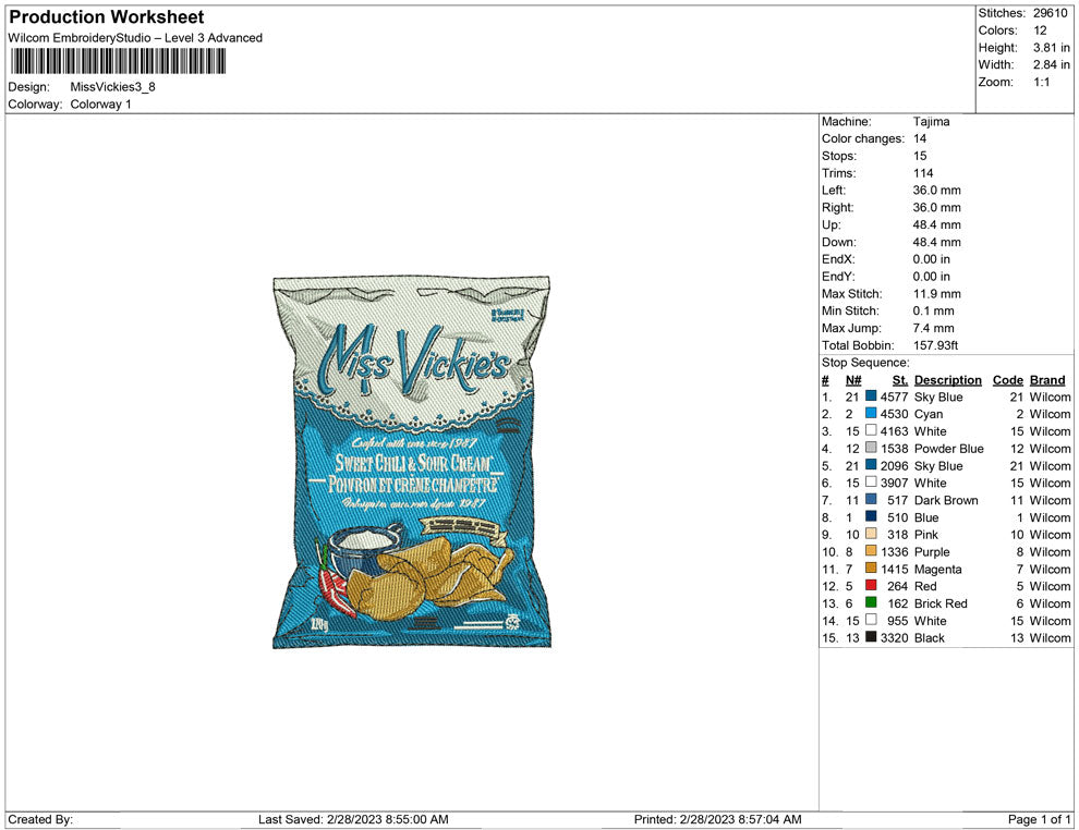 miss vickies snack