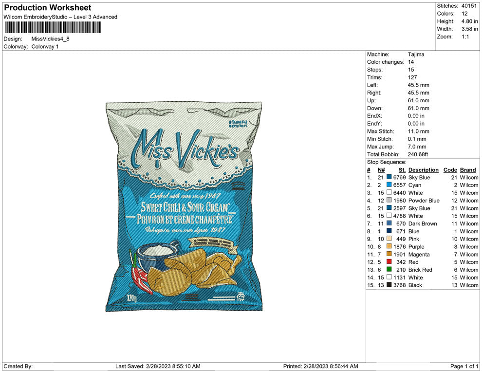 miss vickies snack