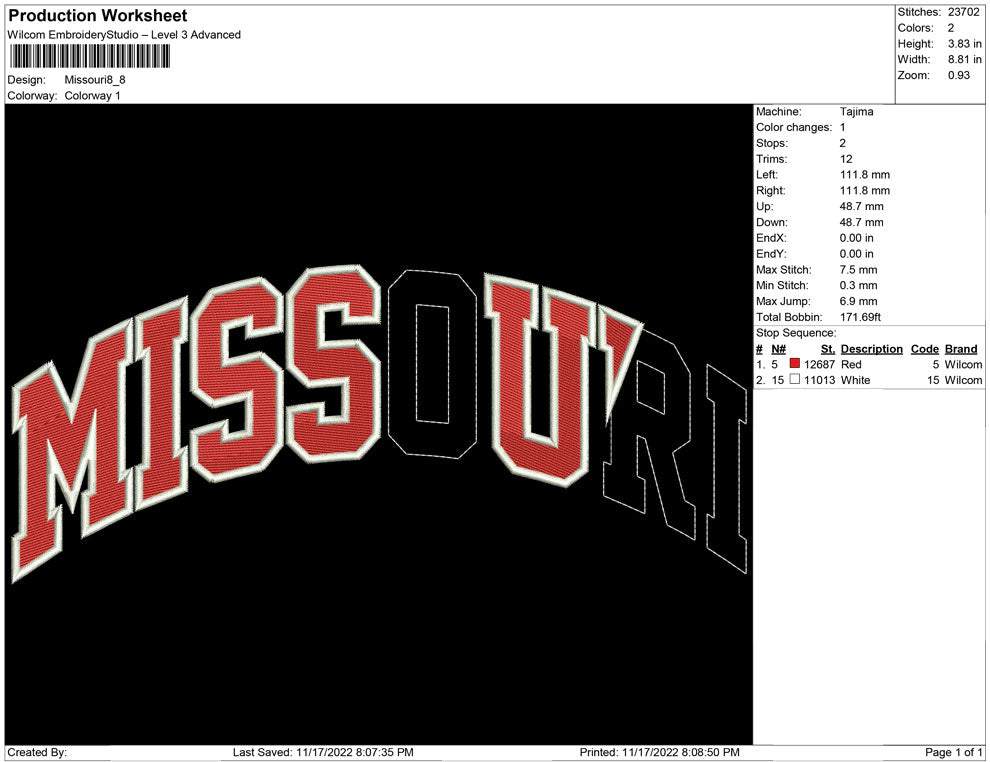 missouri miss u'
