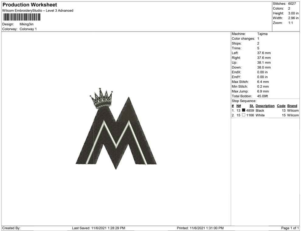 M king