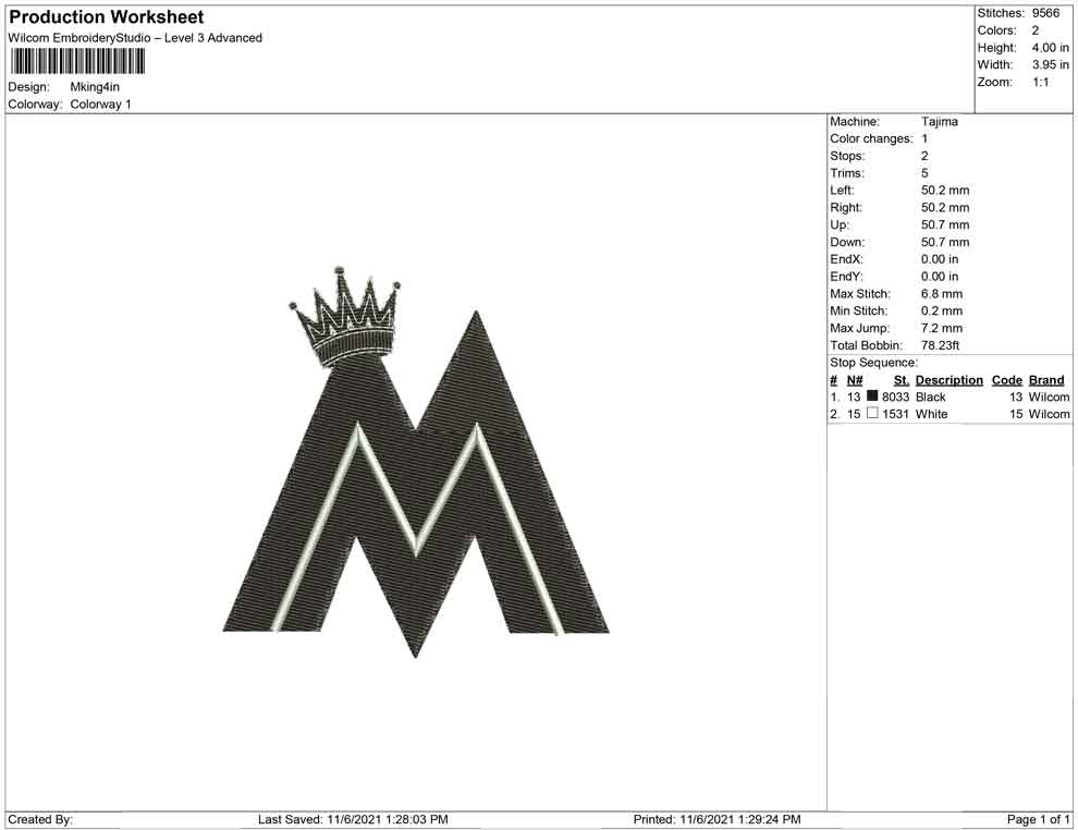 M king
