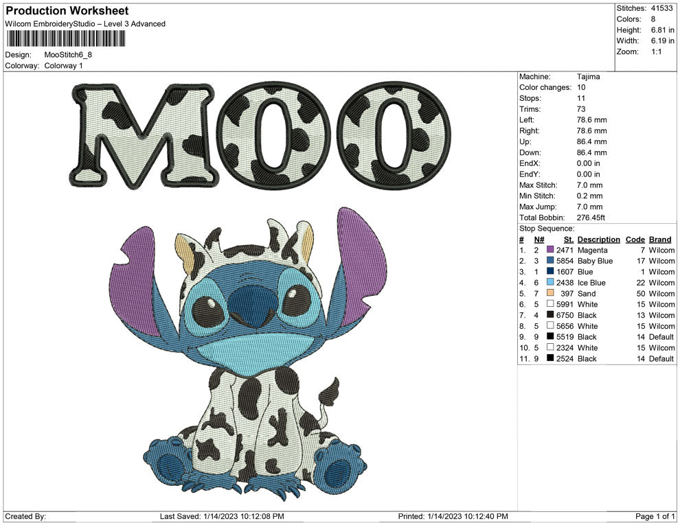 Moo Stitch
