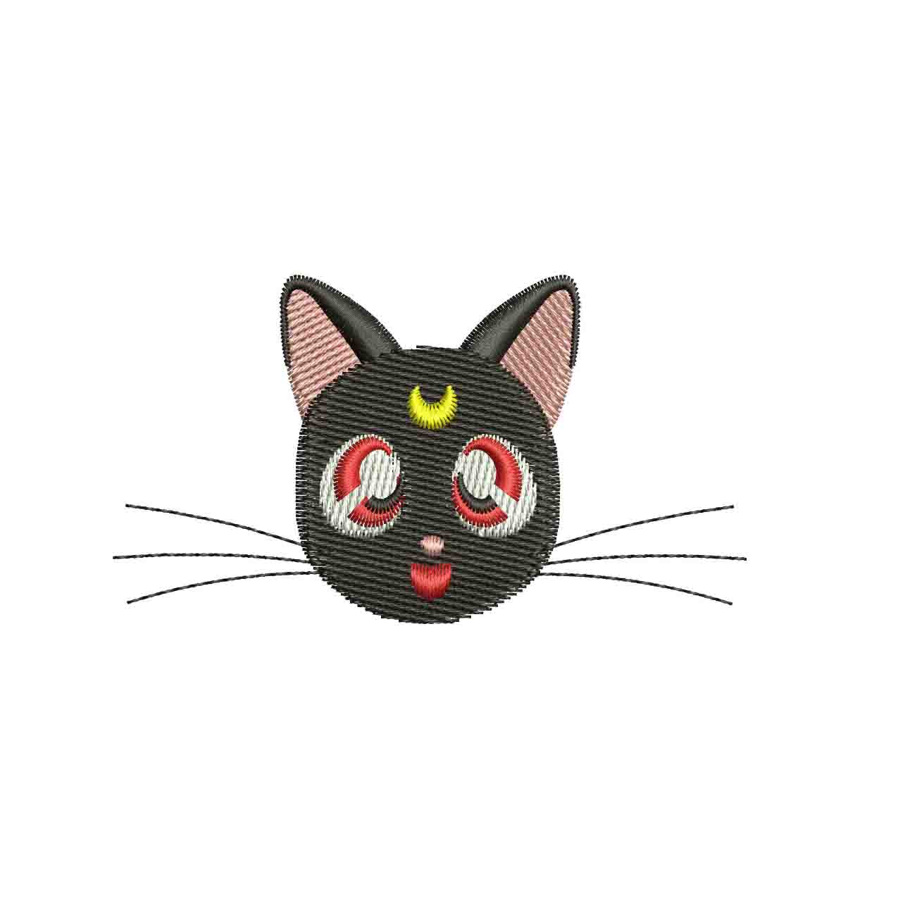 Moon cat head