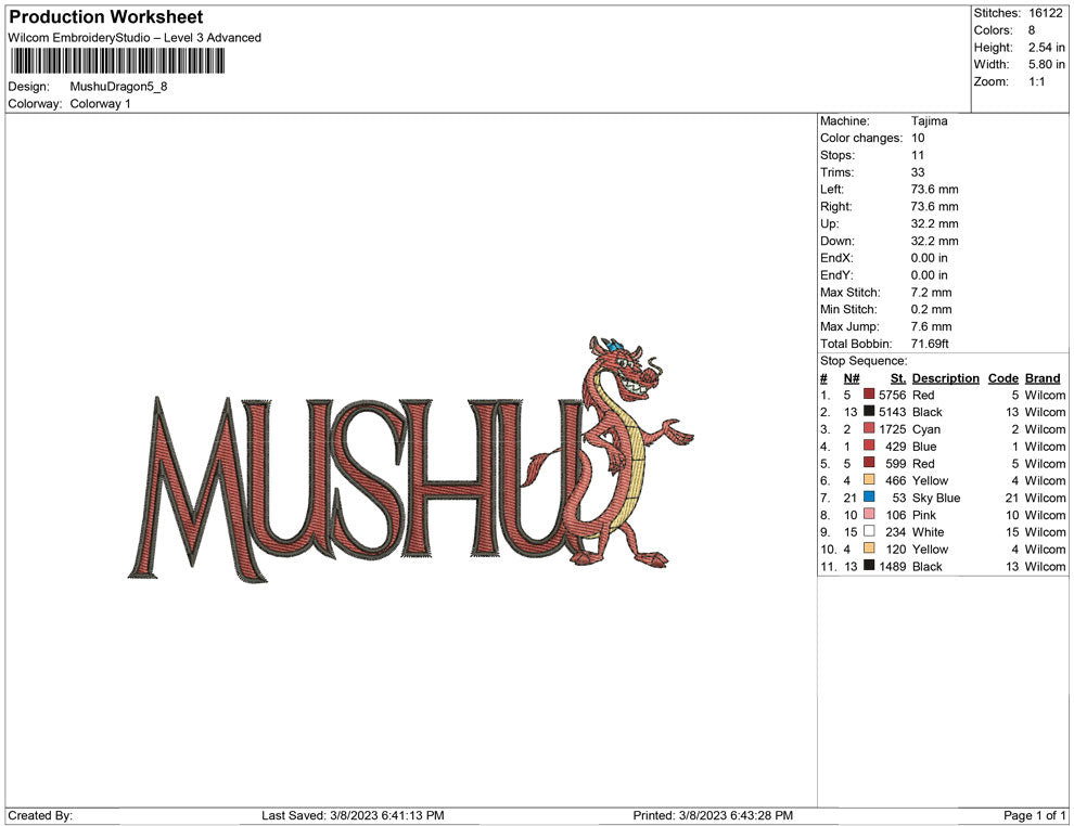 mushu dragon