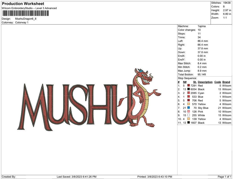 mushu dragon