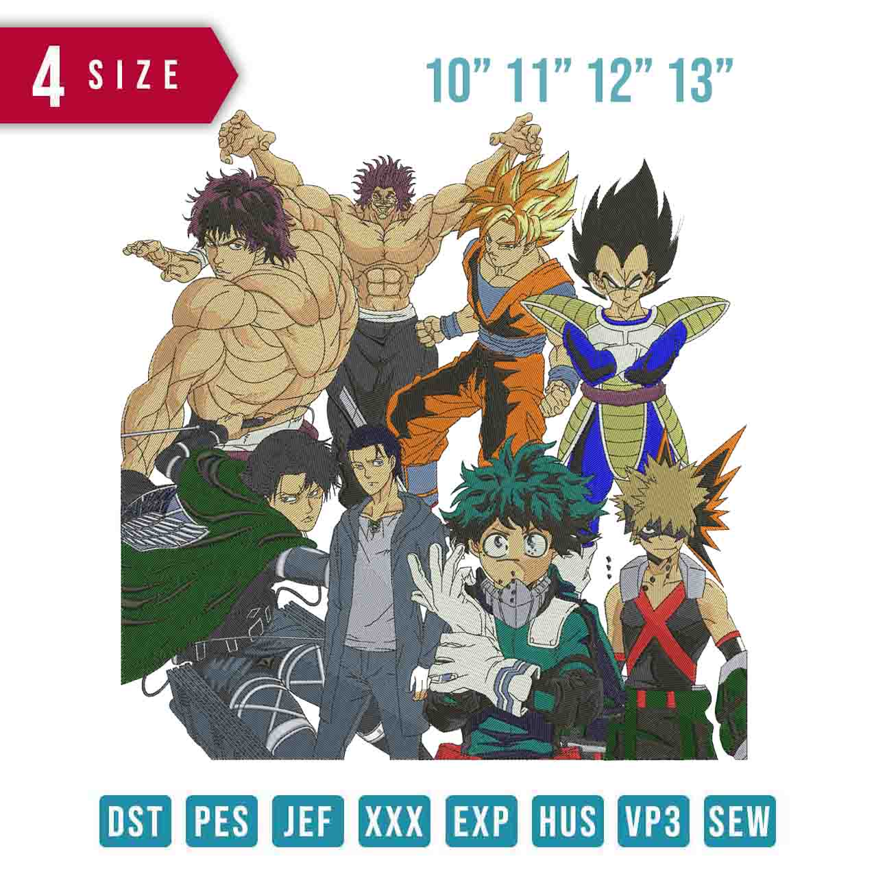 My hero academia group BIG size