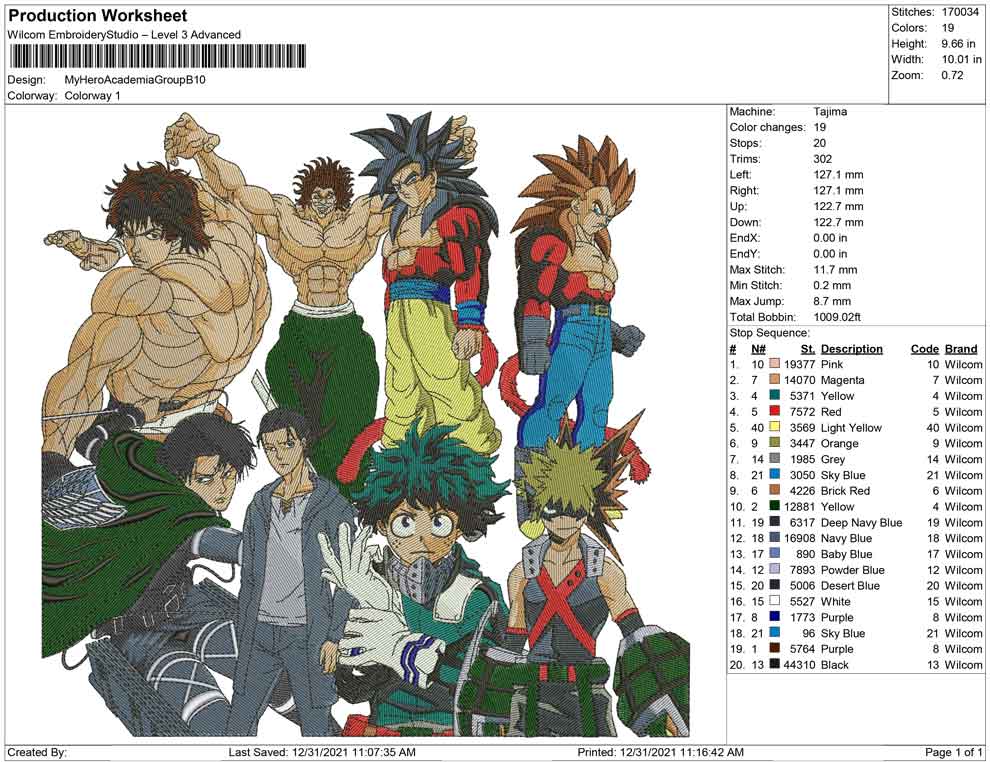 My hero academia group B BIG size
