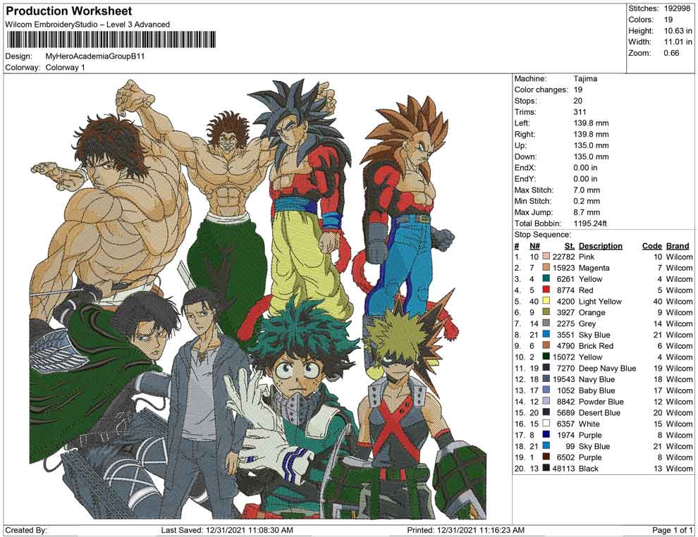 My hero academia group B BIG size