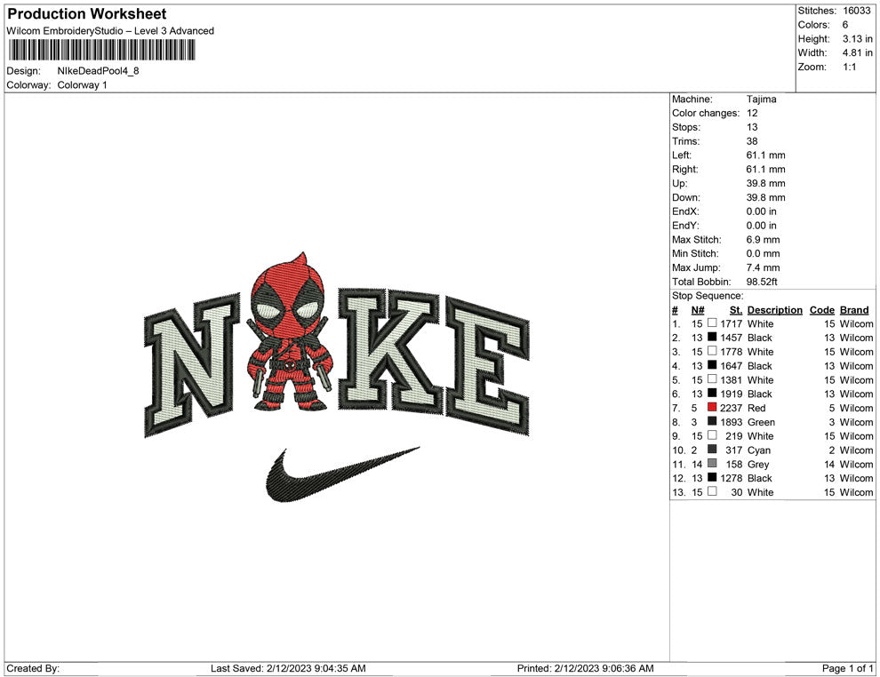 Nike Deadpool