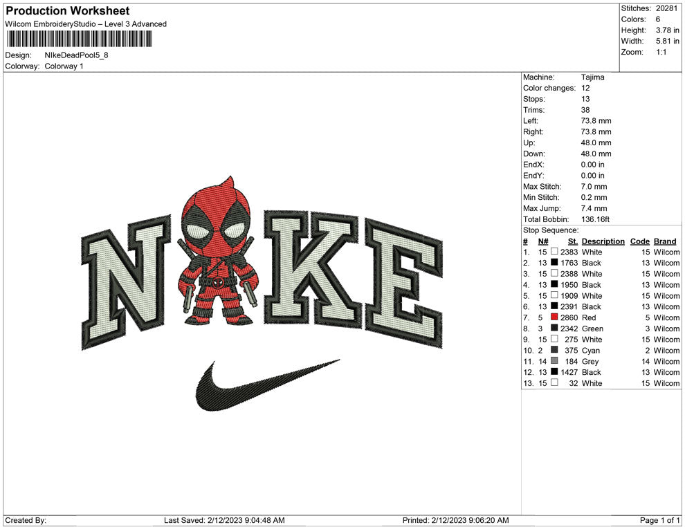 Nike Deadpool