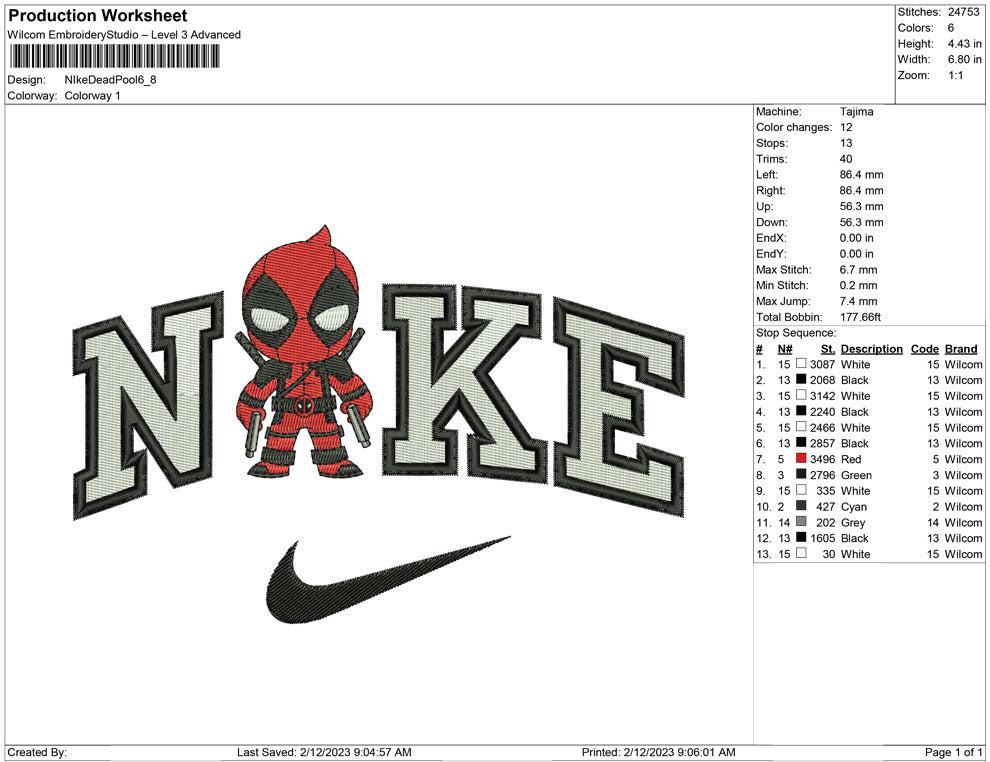 Nike Deadpool
