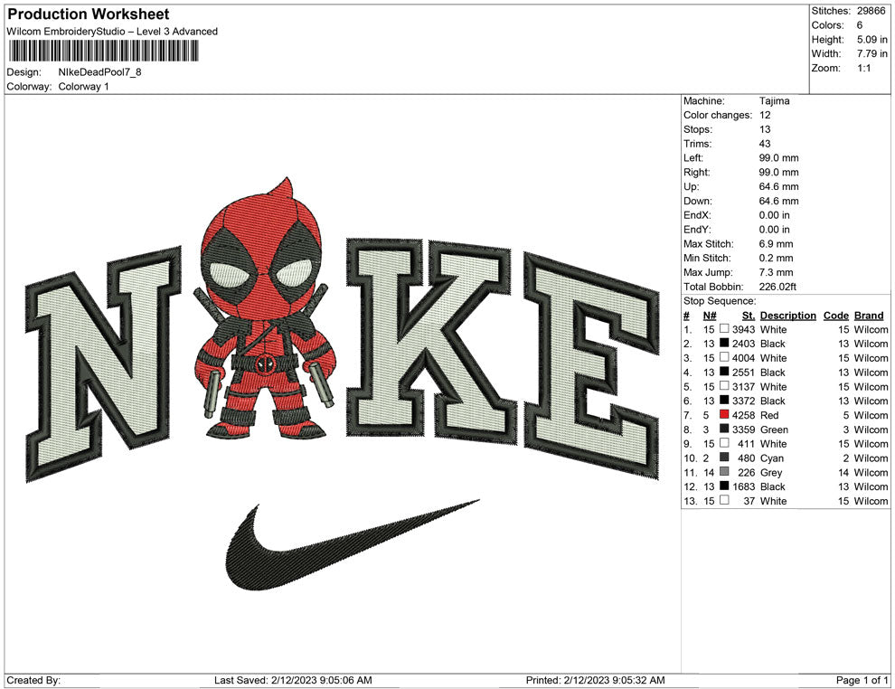 Nike Deadpool