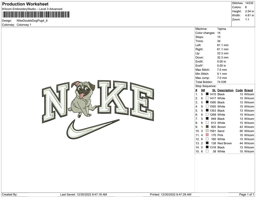 Nike Double Dog Pug