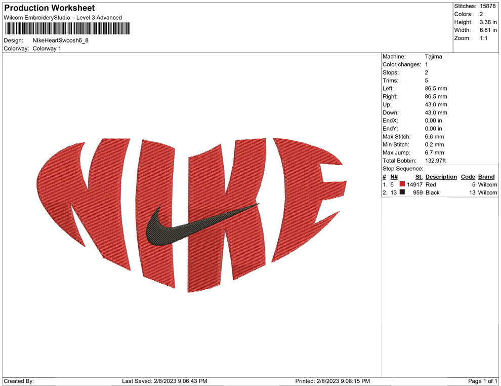 Nike Heart Swoosh