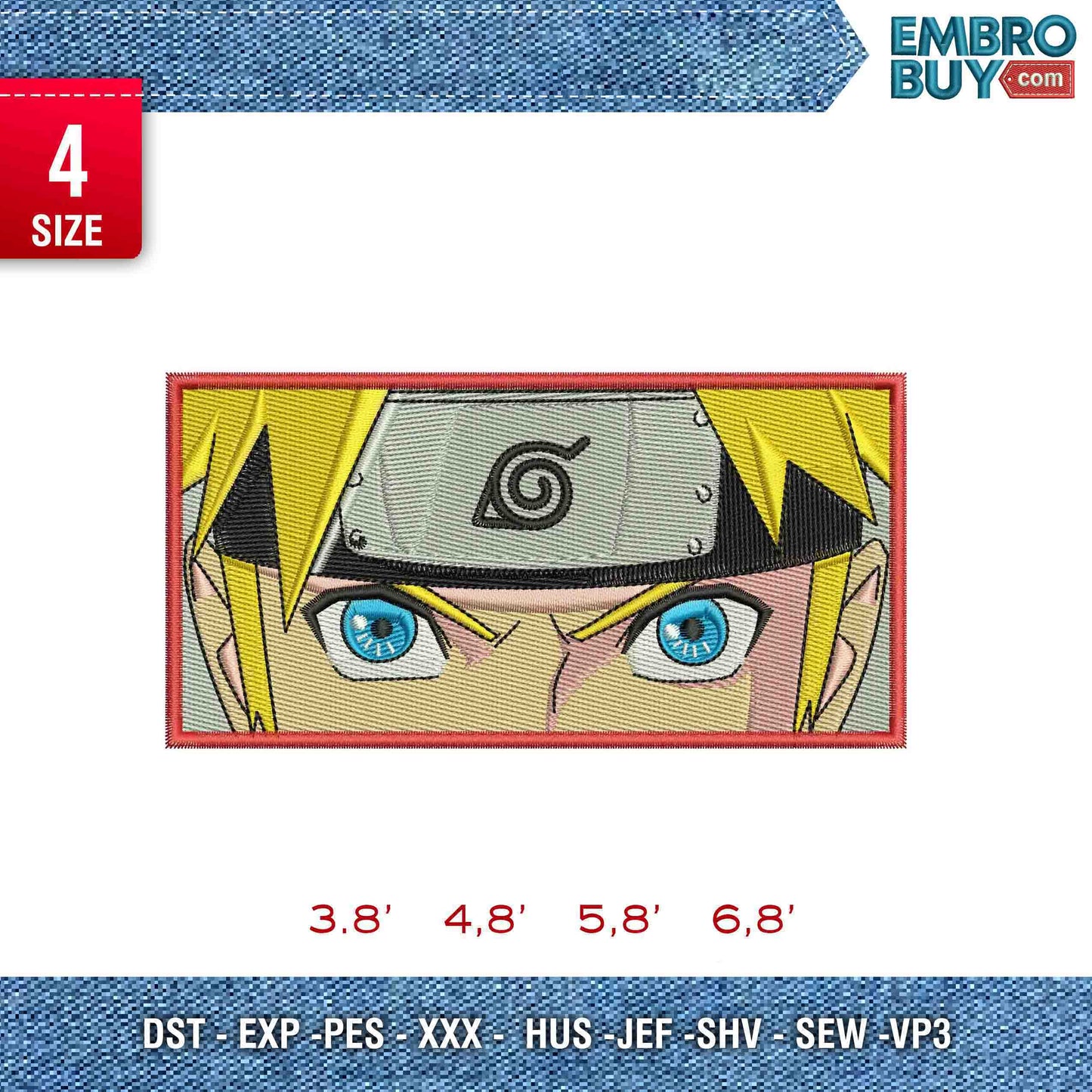 Naruto Blue eyes Rectangle