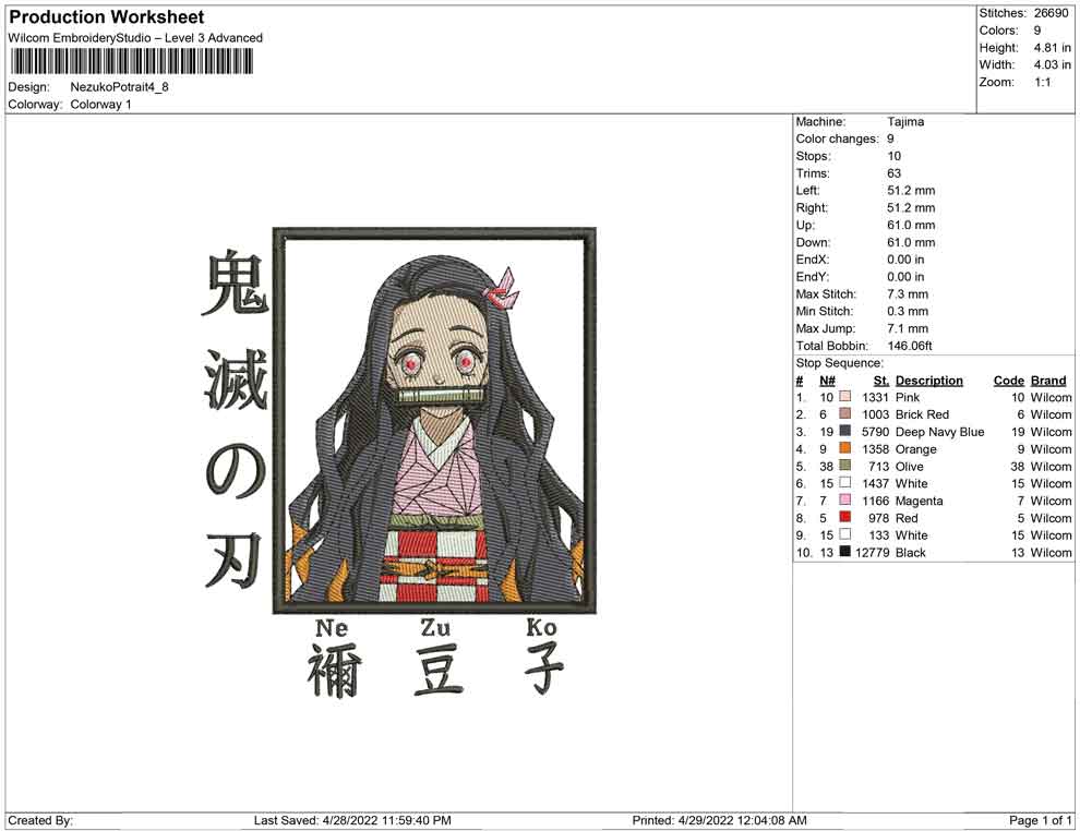 Nezuko Potrait